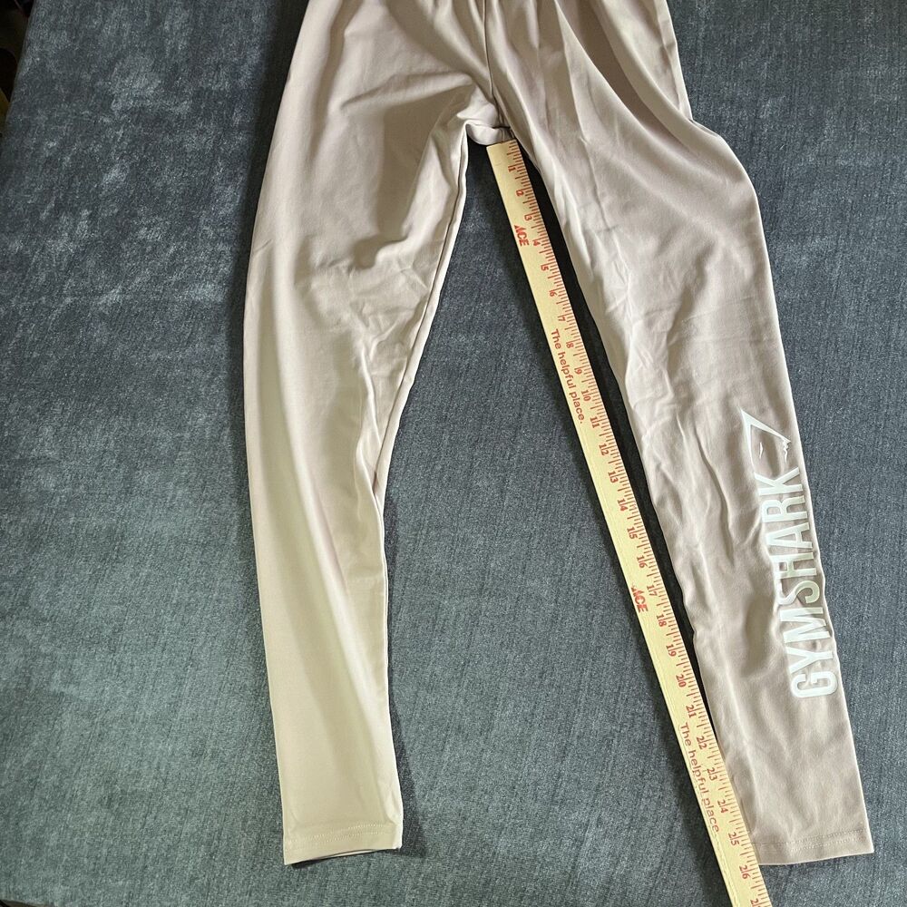 Gymshark Women’s Core Leggings Taupe Size Small High‑Waist Workout Fitness Pants - Picture 6 of 7